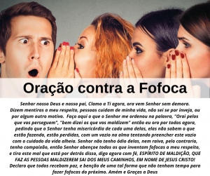 Oração contra a Fofoca