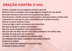 Oração contra o mal
