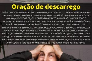 Oração de descarrego