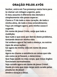 Oração pelos avós