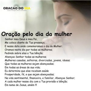Imagem | Oração pelo dia da Mulher