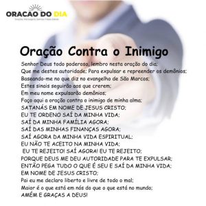 Oração contra o inimigo