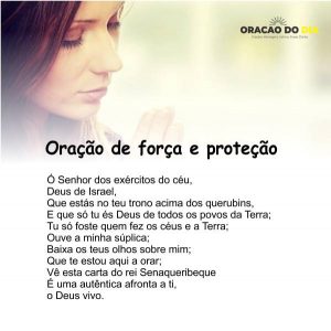 Oração de força e proteção