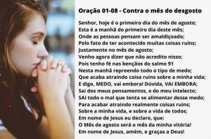 Oração 01-08 - Contra o mês do desgosto
