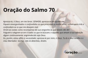 Oração do Salmo 70
