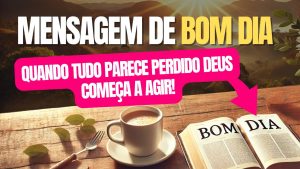 Quando tudo parece dar errado, Deus começa a agir!